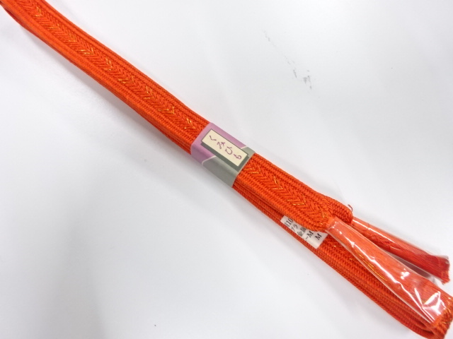 未使用品　正絹　手組帯締め